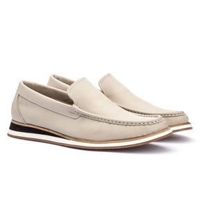 Mocassim Masculino Casual em Couro Gelo Gianni