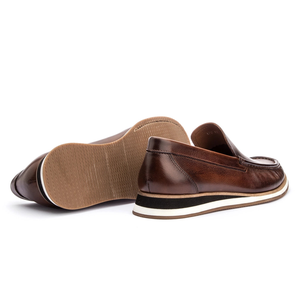 Mocassim Masculino Casual em Couro Tanger Gianni