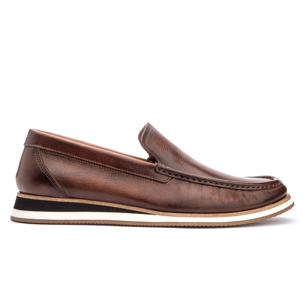 Mocassim Masculino Casual em Couro Tanger Gianni