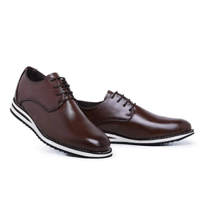 Sapato Casual Masculino Derby Joseph Café