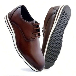 Sapato Casual Masculino Derby Joseph Café