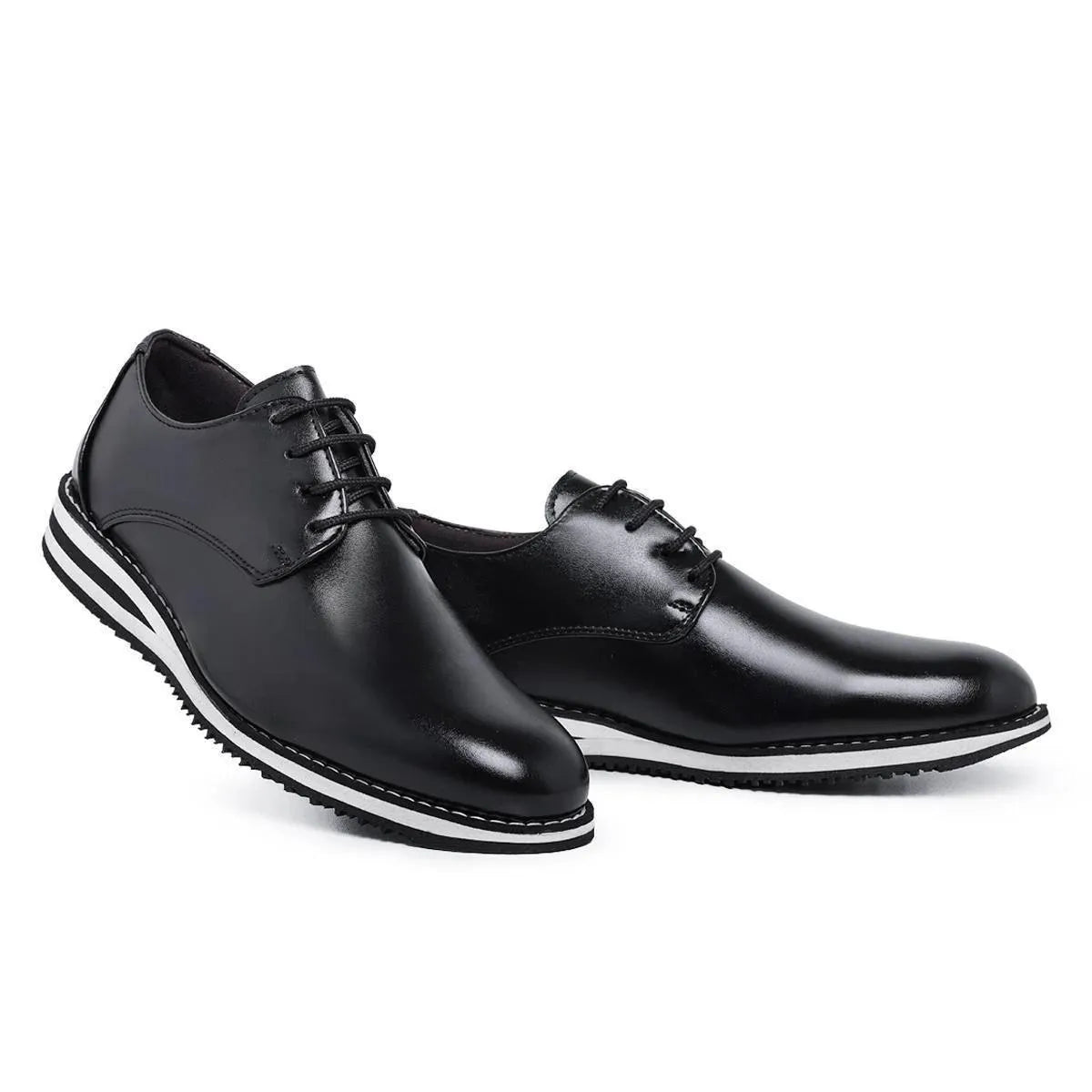 Sapato Casual Masculino Derby Joseph Preto