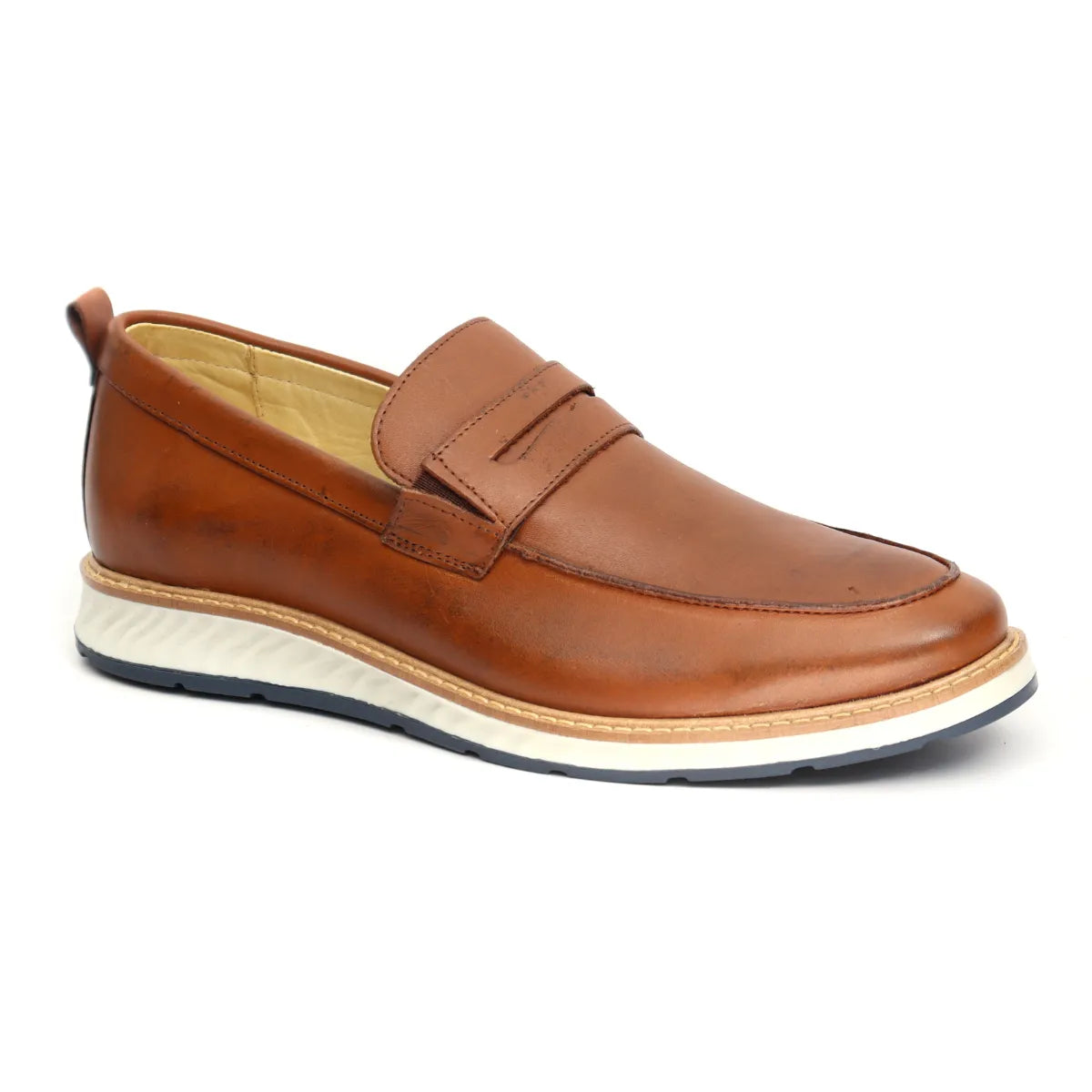 Sapato Casual Masculino Loafer Maranello Castor