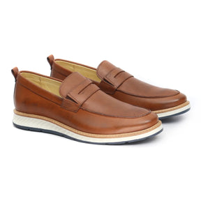 Sapato Casual Masculino Loafer Maranello Castor