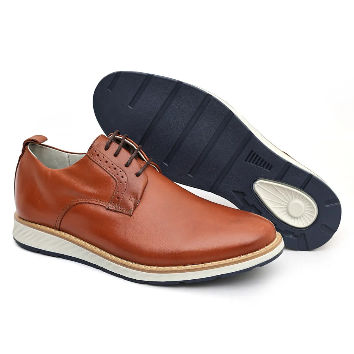 Sapato Derby Masculino Casual em Couro Premium Castor Salvatore