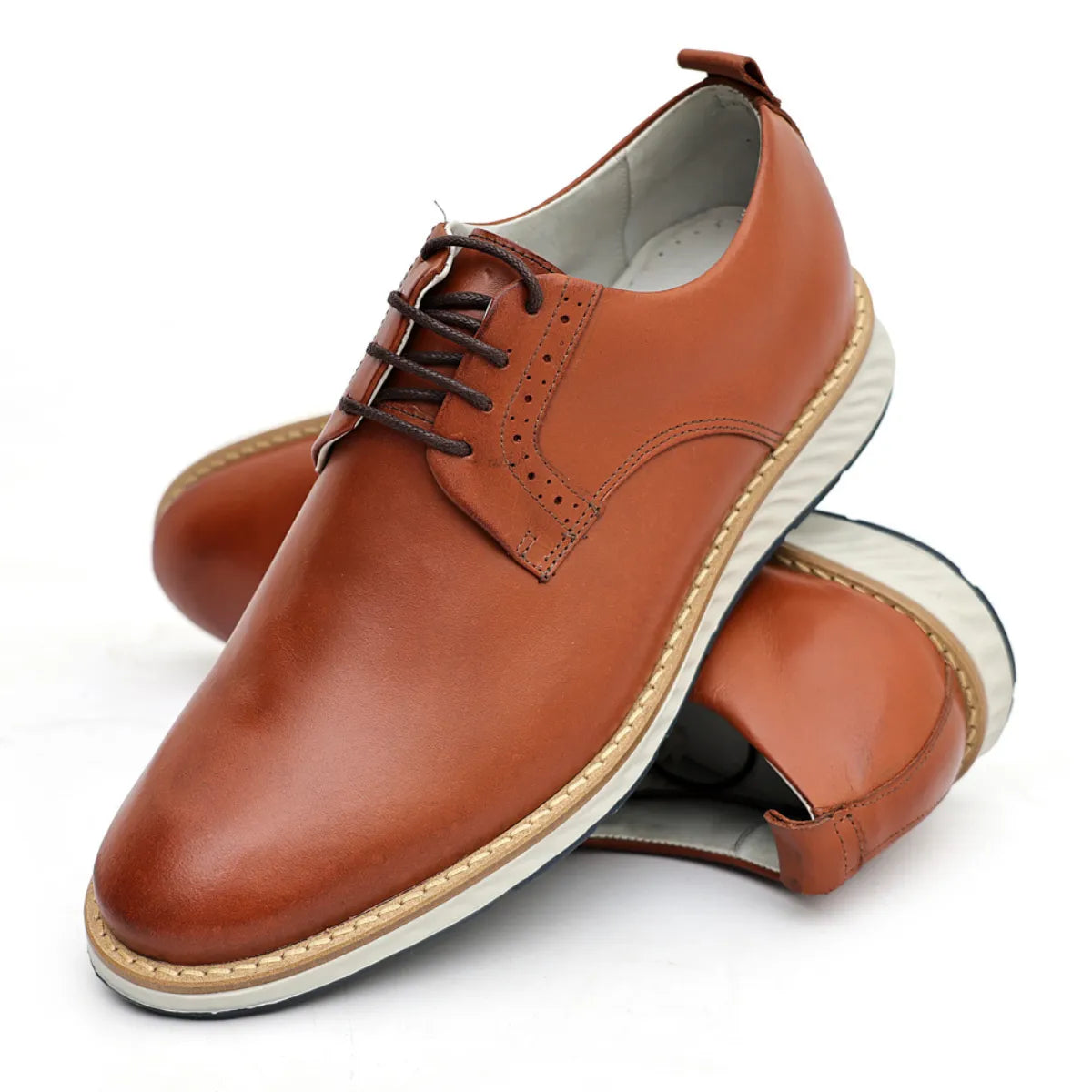 Sapato Derby Masculino Casual em Couro Premium Castor Salvatore