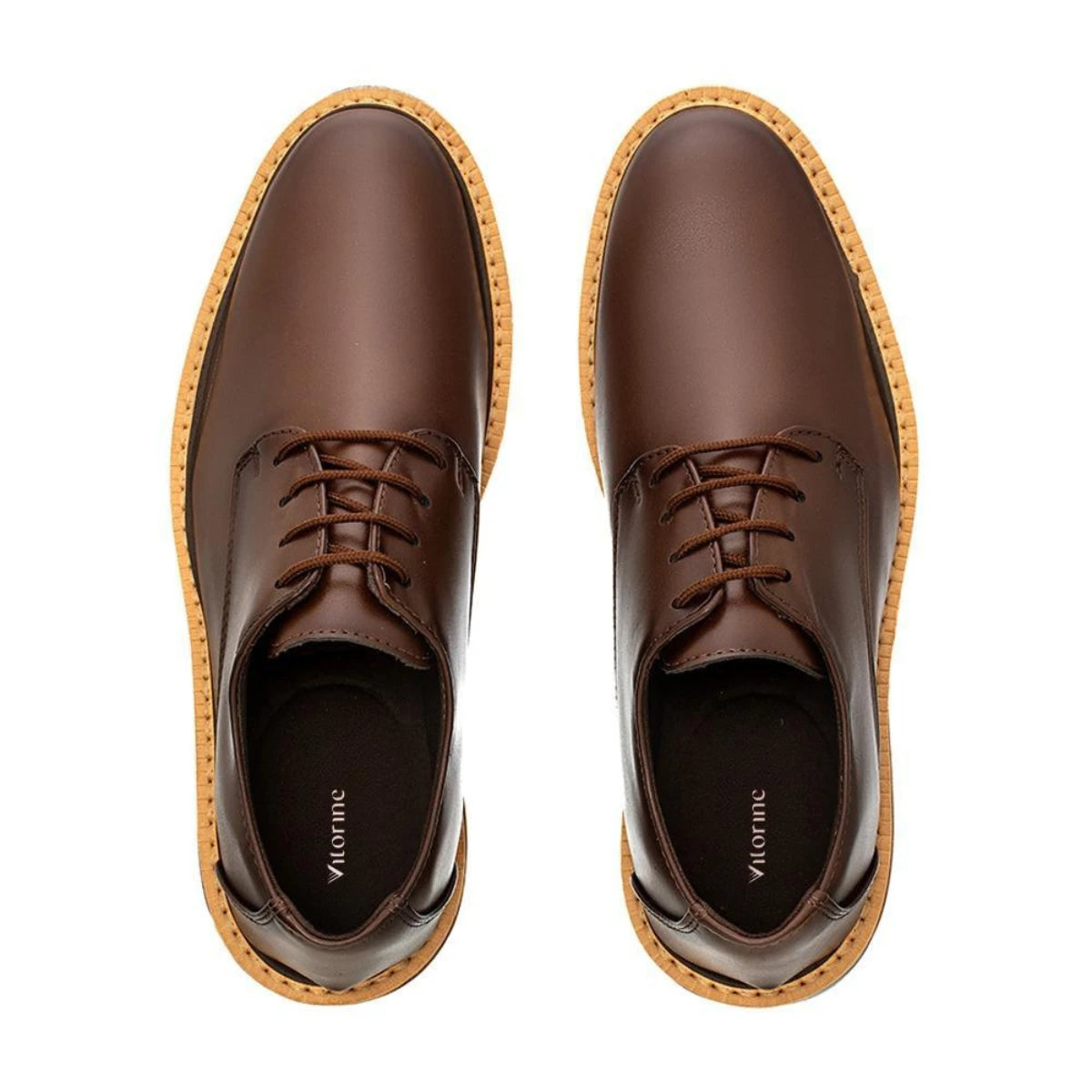 Sapato Derby Masculino Casual Premium Café Austin