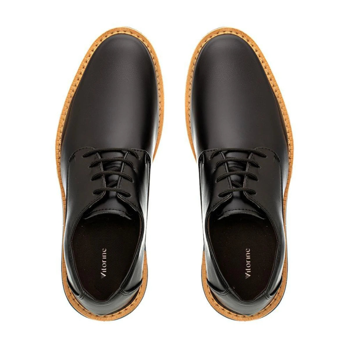 Sapato Derby Masculino Casual Premium Preto Austin