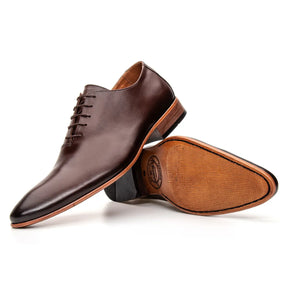 Sapato Derby Masculino Pagano em Couro Premium Mouro