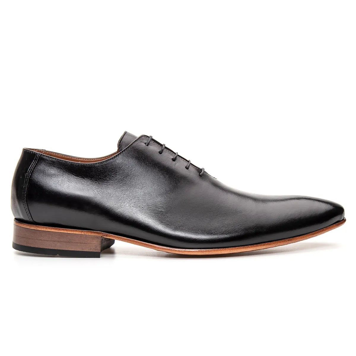 Sapato Derby Masculino Pagano em Couro Premium Preto