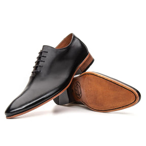 Sapato Derby Masculino Pagano em Couro Premium Preto