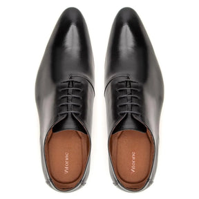 Sapato Derby Masculino Pagano em Couro Premium Preto