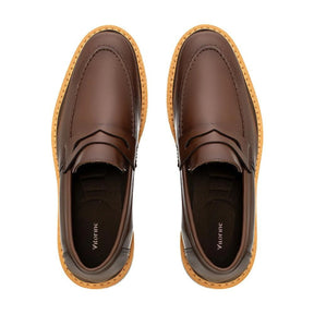 Sapato Loafer Masculino Casual Premium Café Harold