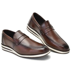 Sapato Loafer Masculino Casual Premium Café Pietro