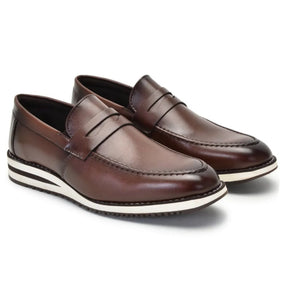 Sapato Loafer Masculino Casual Premium Café Pietro