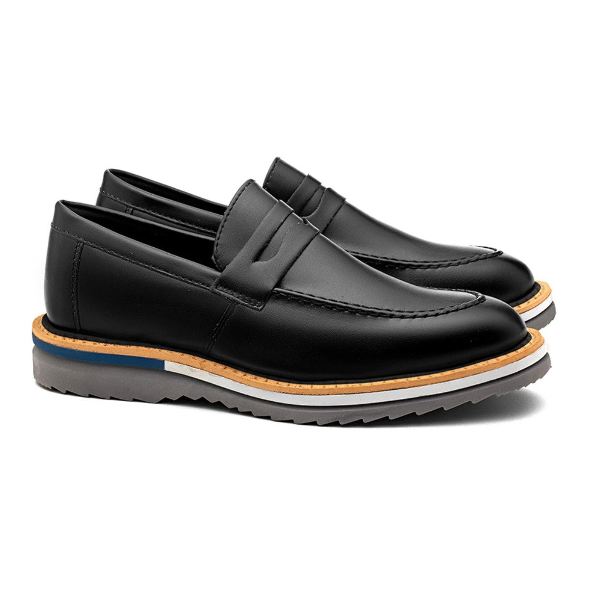 Sapato Loafer Masculino Casual Premium Preto Harold