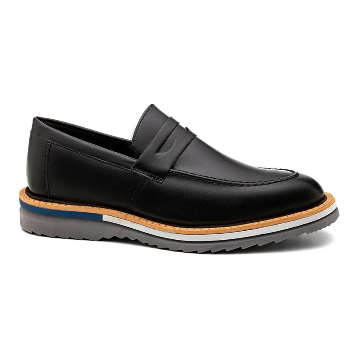 Sapato Loafer Masculino Casual Premium Preto Harold