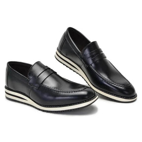 Sapato Loafer Masculino Casual Premium Preto Pietro