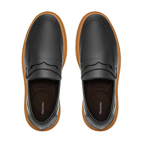 Sapato Loafer Masculino Casual Tratorado Premium Preto Louis