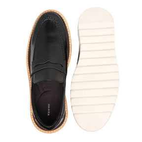 Sapato Loafer Masculino Casual Tratorado Premium Preto Martin