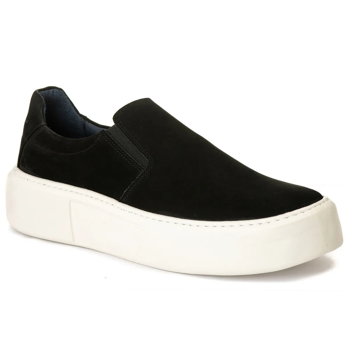 Tênis Casual Masculino Slip On Macan Preto