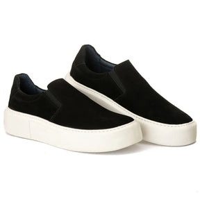 Tênis Casual Masculino Slip On Macan Preto