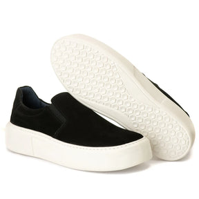 Tênis Casual Masculino Slip On Macan Preto