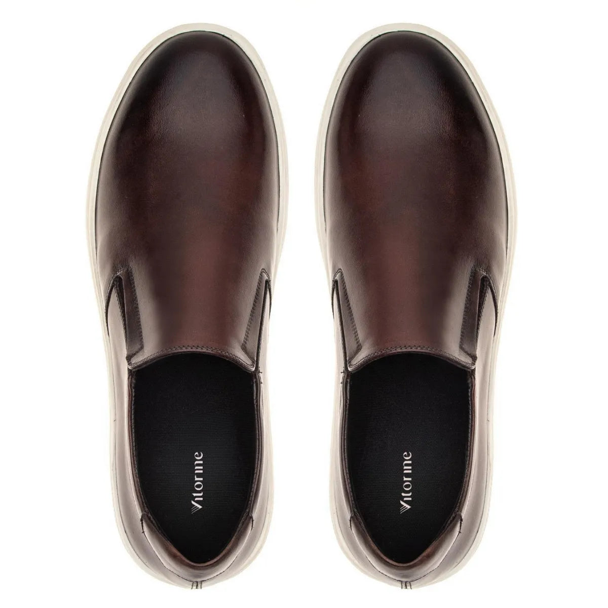 Tênis Casual Masculino Slip On Riviera Café