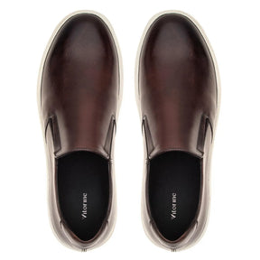 Tênis Casual Masculino Slip On Riviera Café