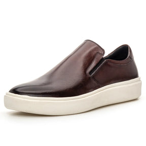 Tênis Casual Masculino Slip On Riviera Café