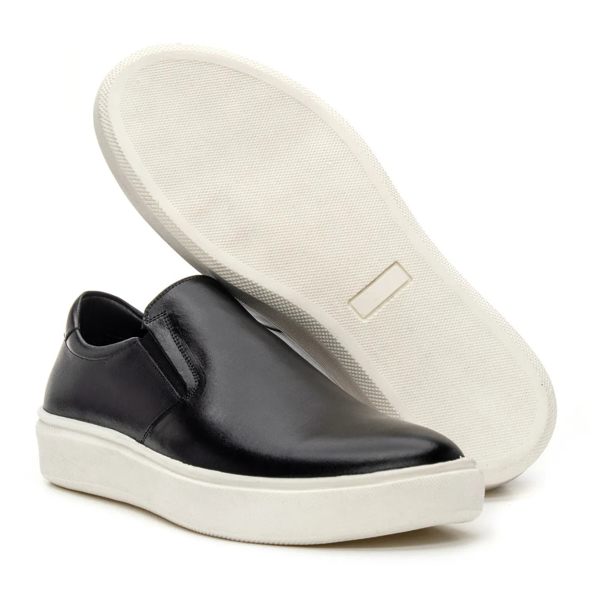 Tênis Casual Masculino Slip On Riviera Preto