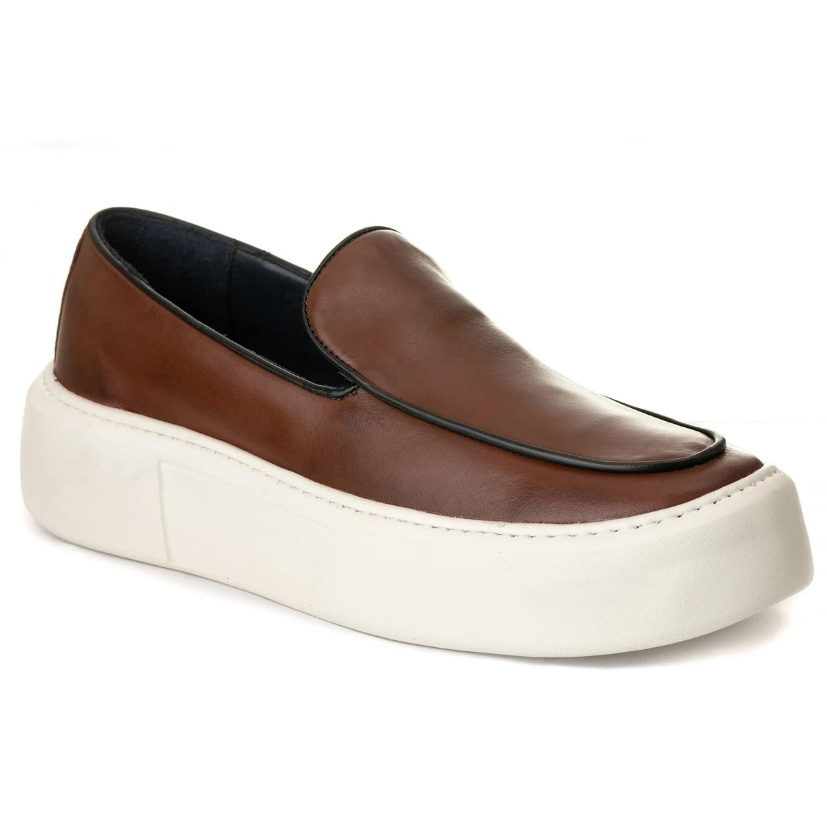 Sapato Casual Masculino Slip On Santorini Mouro