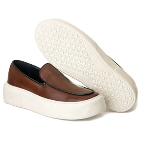 Sapato Casual Masculino Slip On Santorini Mouro